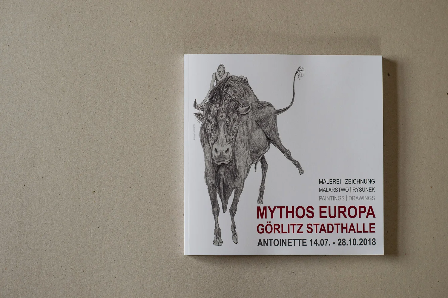 Goerlitz, 12.11.2018.
Mythos Europa, Ausstellungskatalog.
//Foto: Pawel Sosnowski www.pawelsosnowski.com