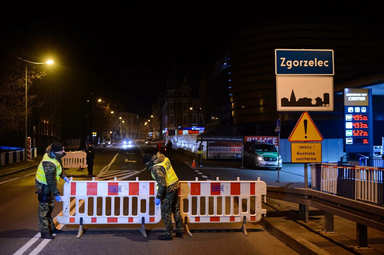 Schliessung der Grenzen in Polen am 15.03.2020