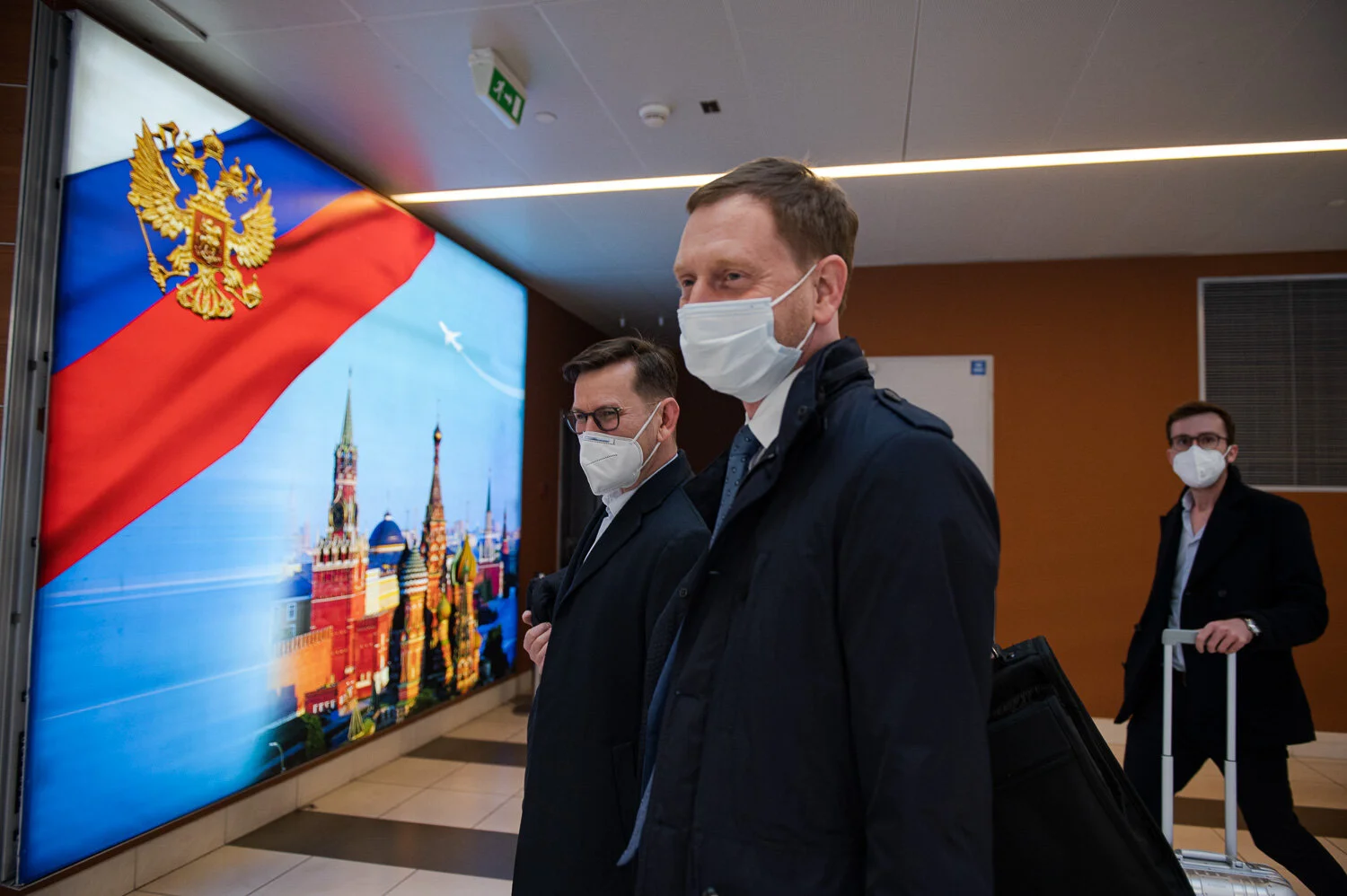 MOSKAU-REISE VON MINISTERPRÄSIDENT MICHAEL KRETSCHMER