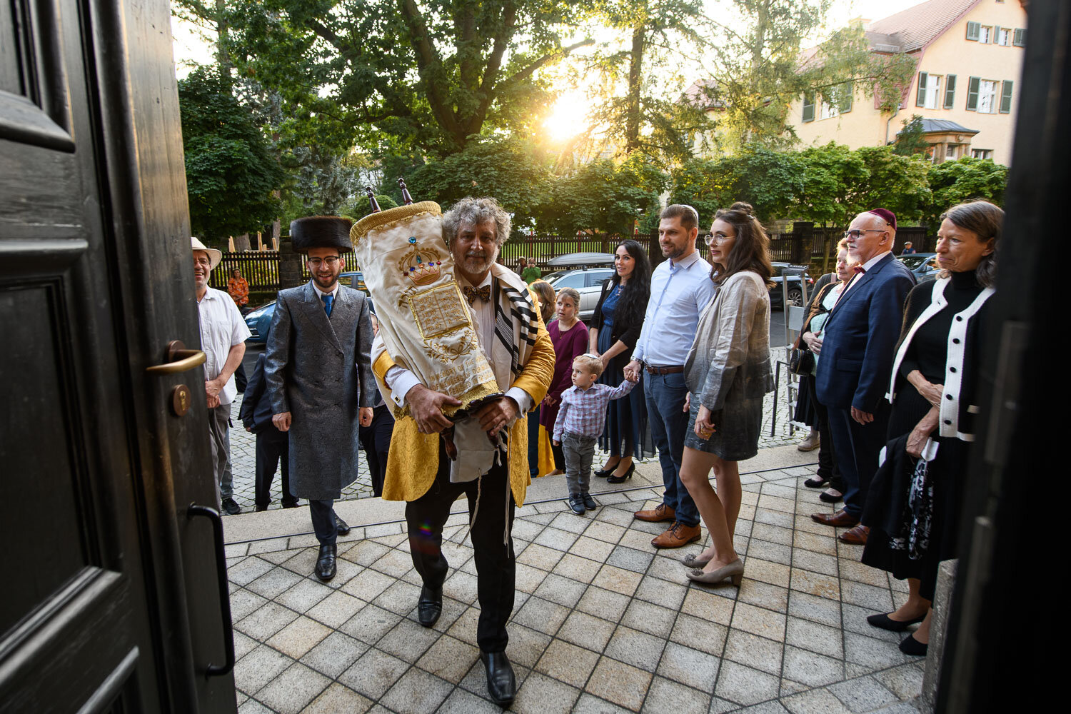 Gottesdienst in der Synagoge in Goerlitz