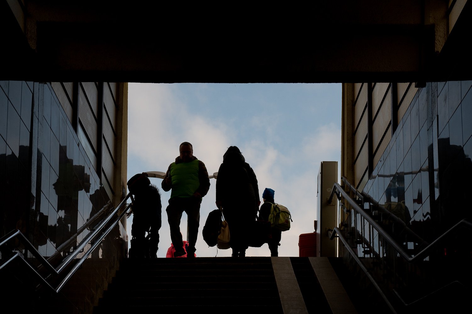  Bahnhof in Przemyśl, Polen 28.02.2022 