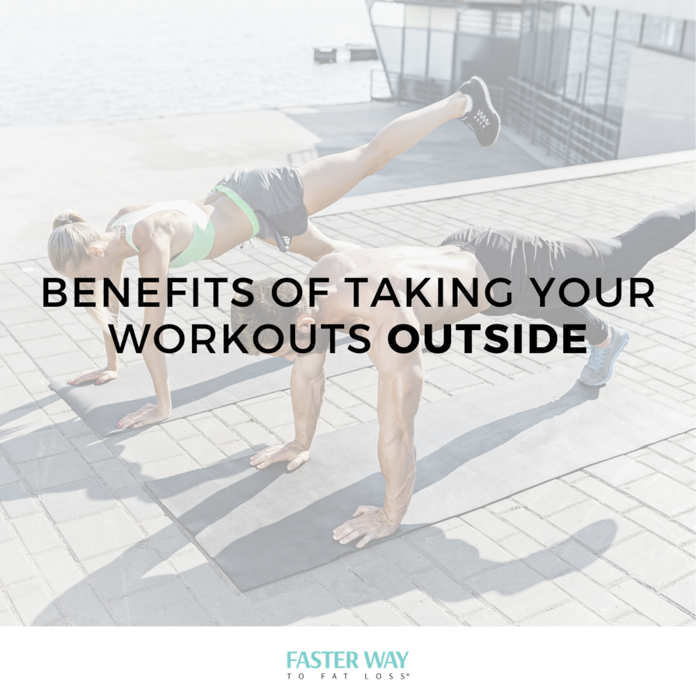 Benefits of taking your workouts outside