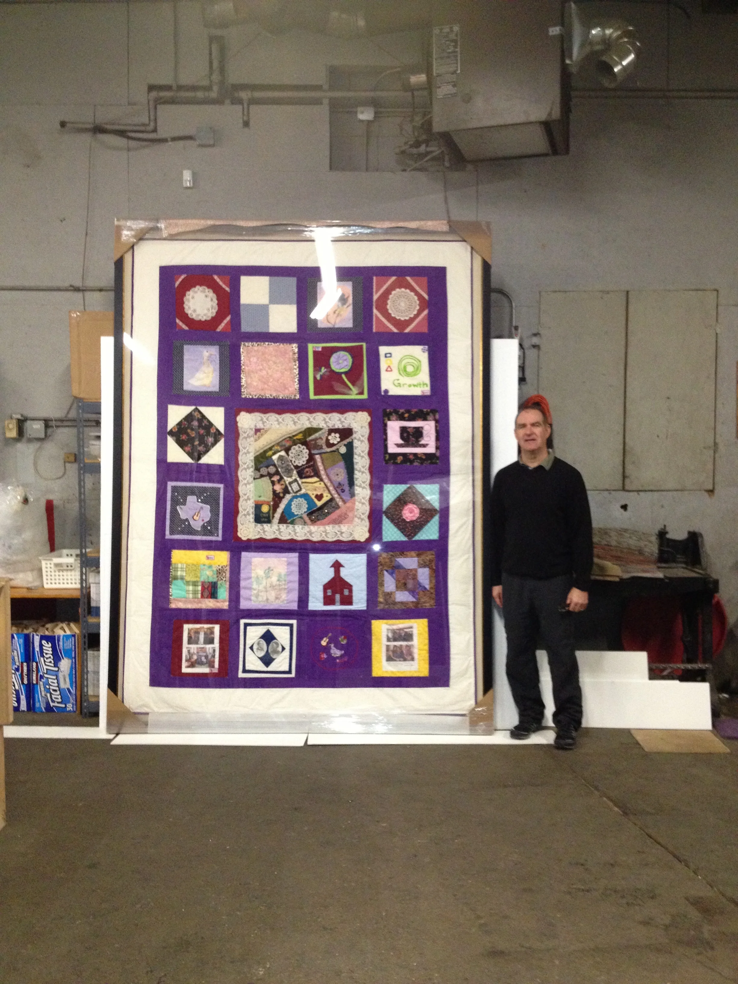 Large Framed Quilt