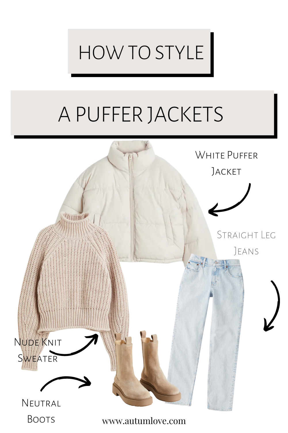 5 Ways To Style A Crop Puffer Jacket This Fall — Autum Love