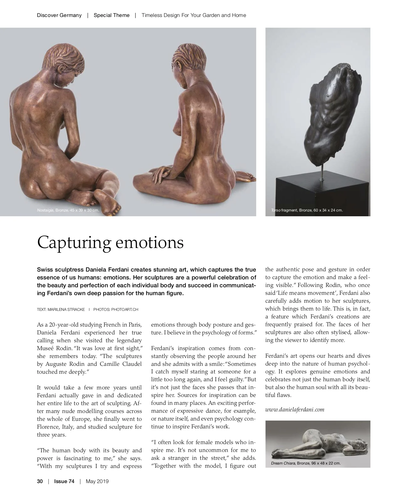 Article in Discover Germany Switzerland and Austria