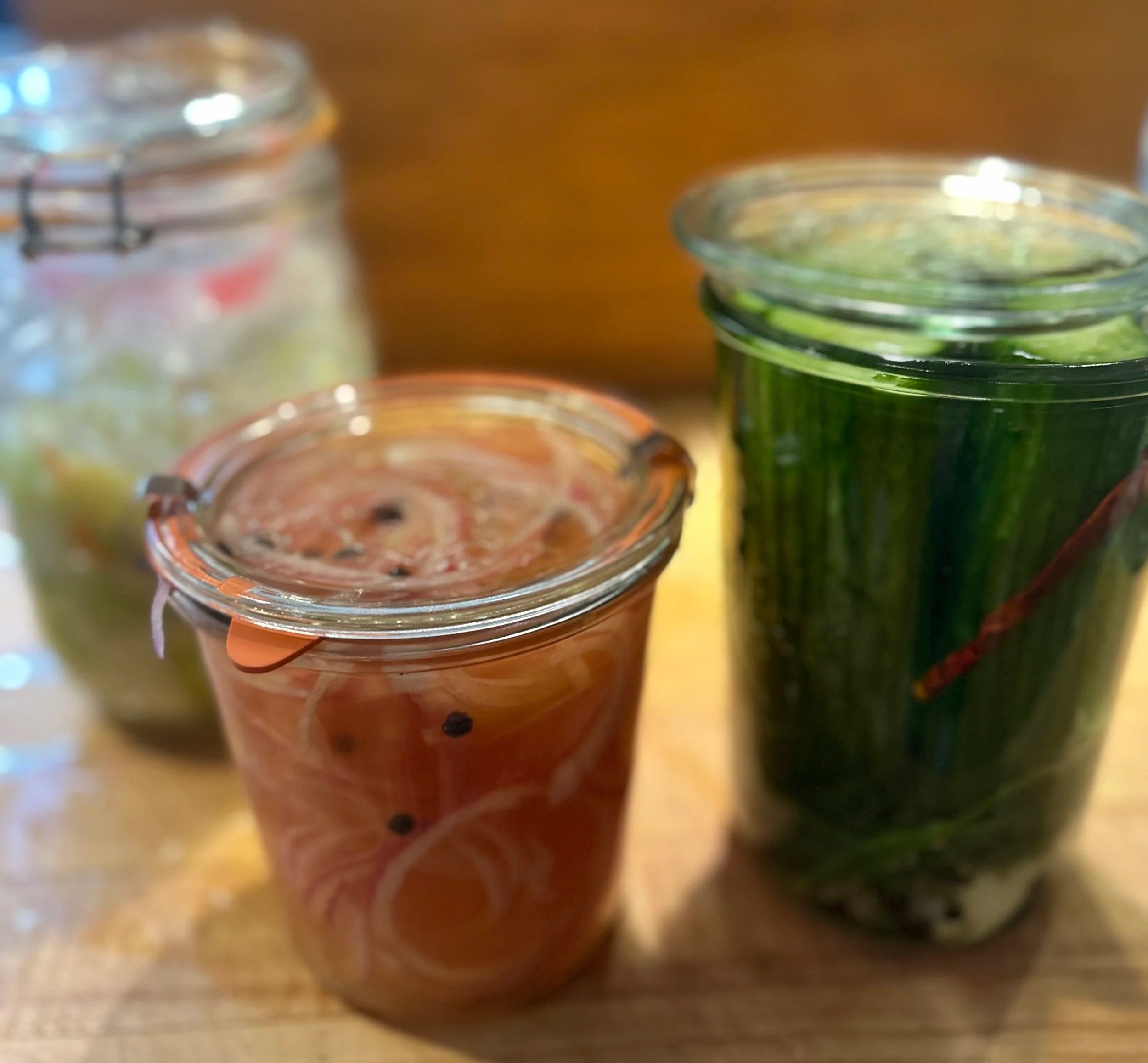 Fermentation Cooking 101: Sauerkraut, Pickles + Red Onion