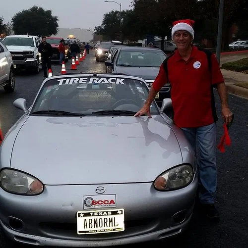 Blue Santa Toy Drop Off.