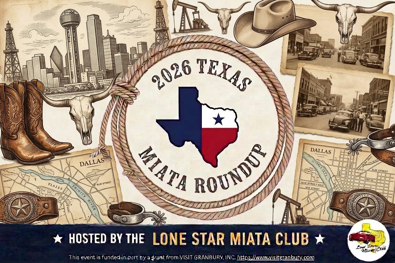 2026 Texas Miata Round Up - Granbury
