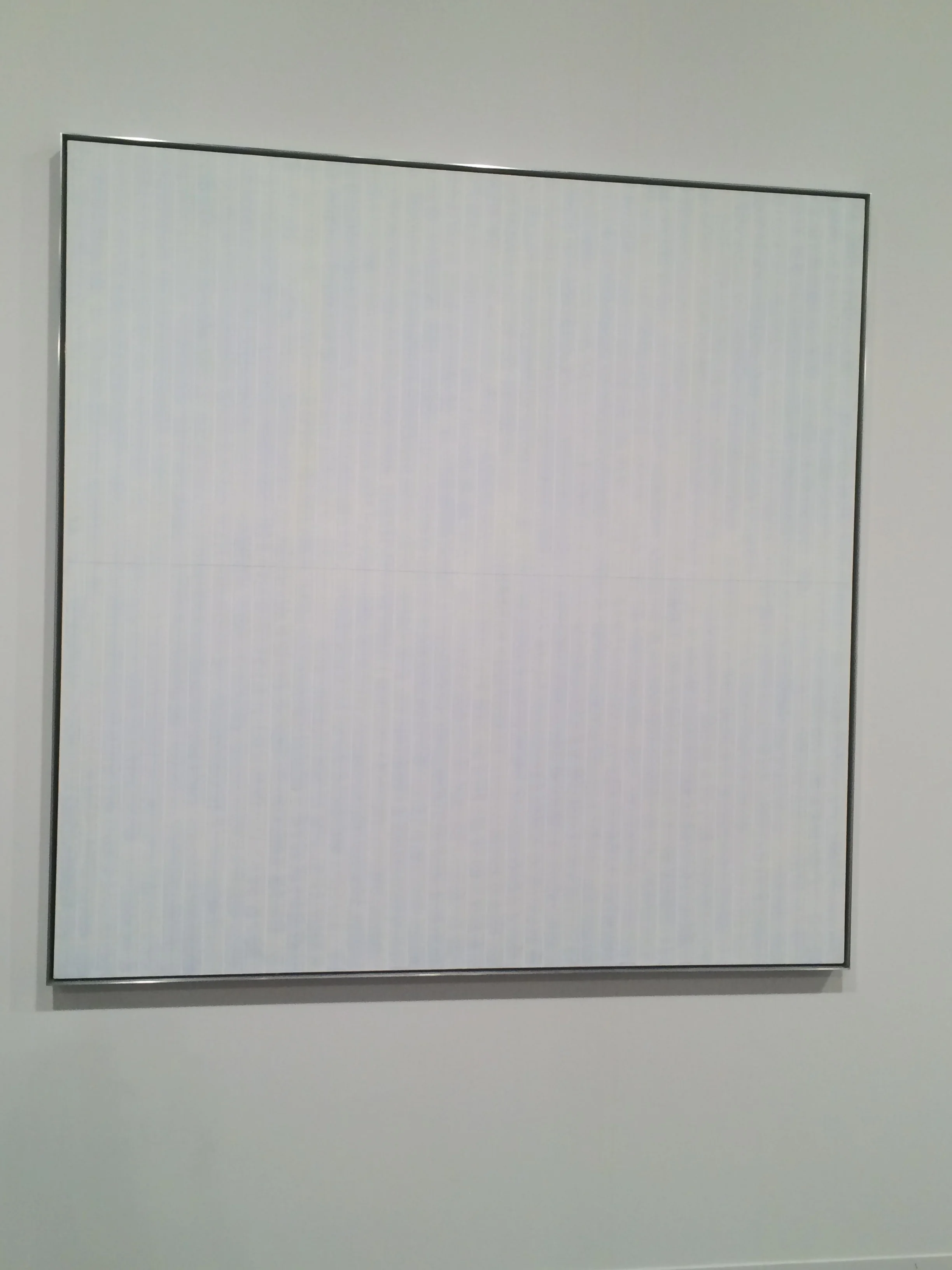 Agnes Martin at Basel. Best title!