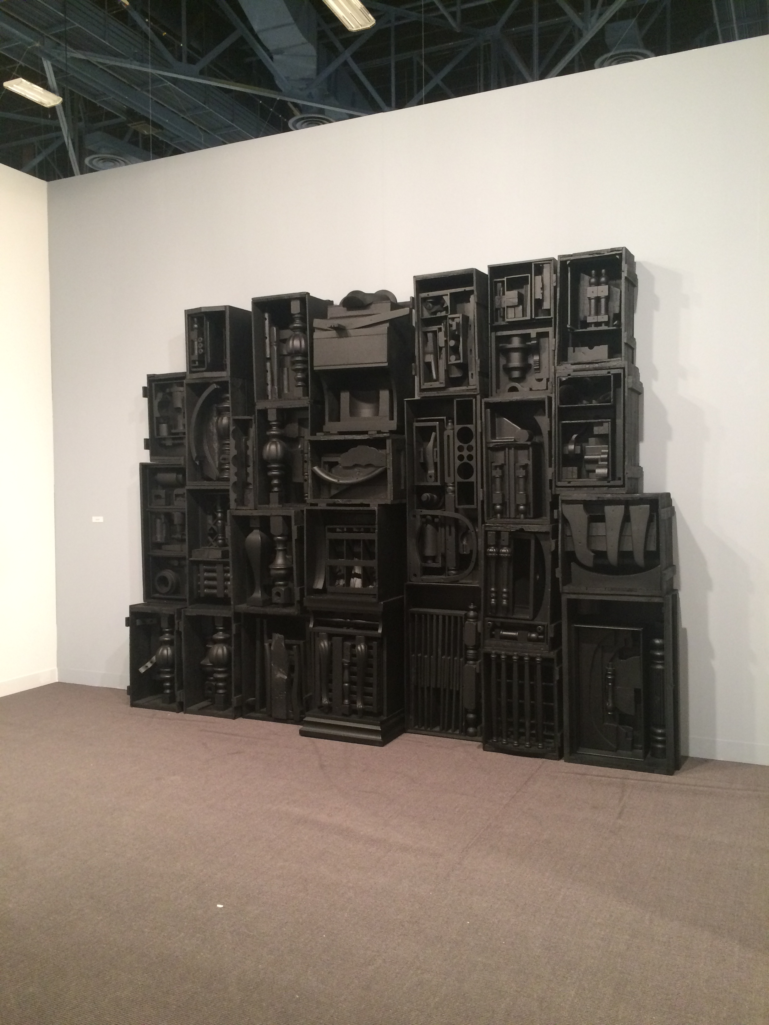 Room dedicated to Nevelson at Basel.