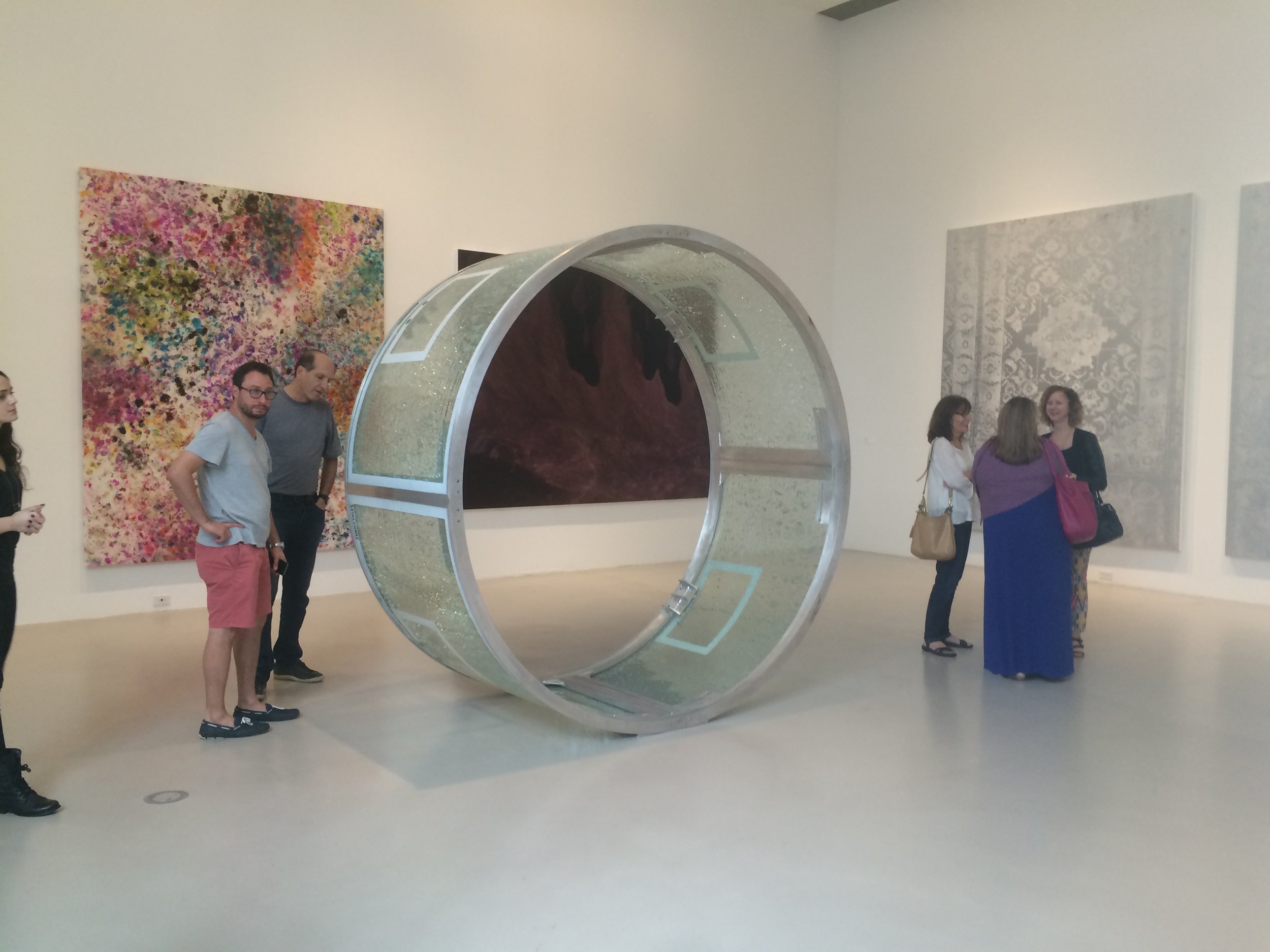 Dan Colen at De La Cruz Collection brunch.