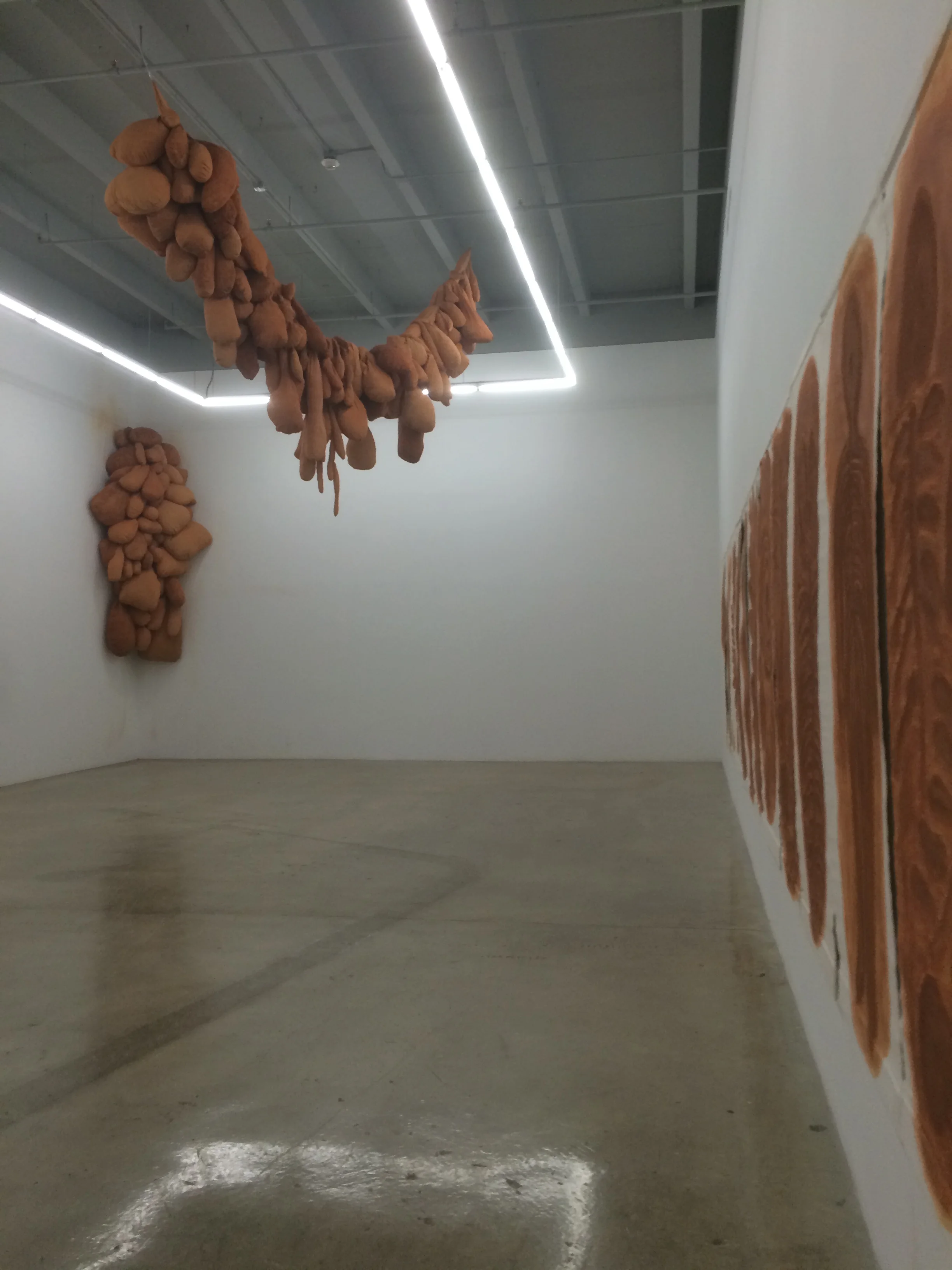 The Solange main installation at Rubell brunch.