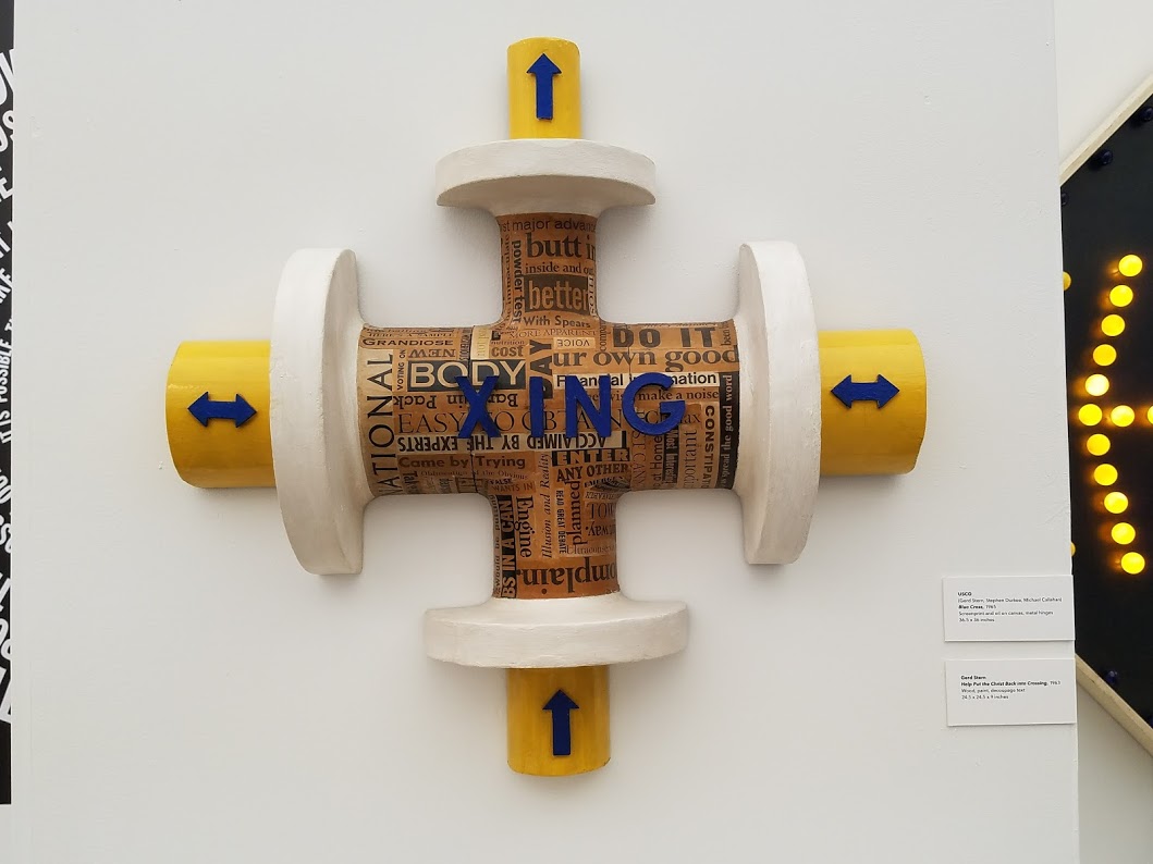Gerd Stern, Help Put the Christ Back into Crossing, 1963 (Copy)