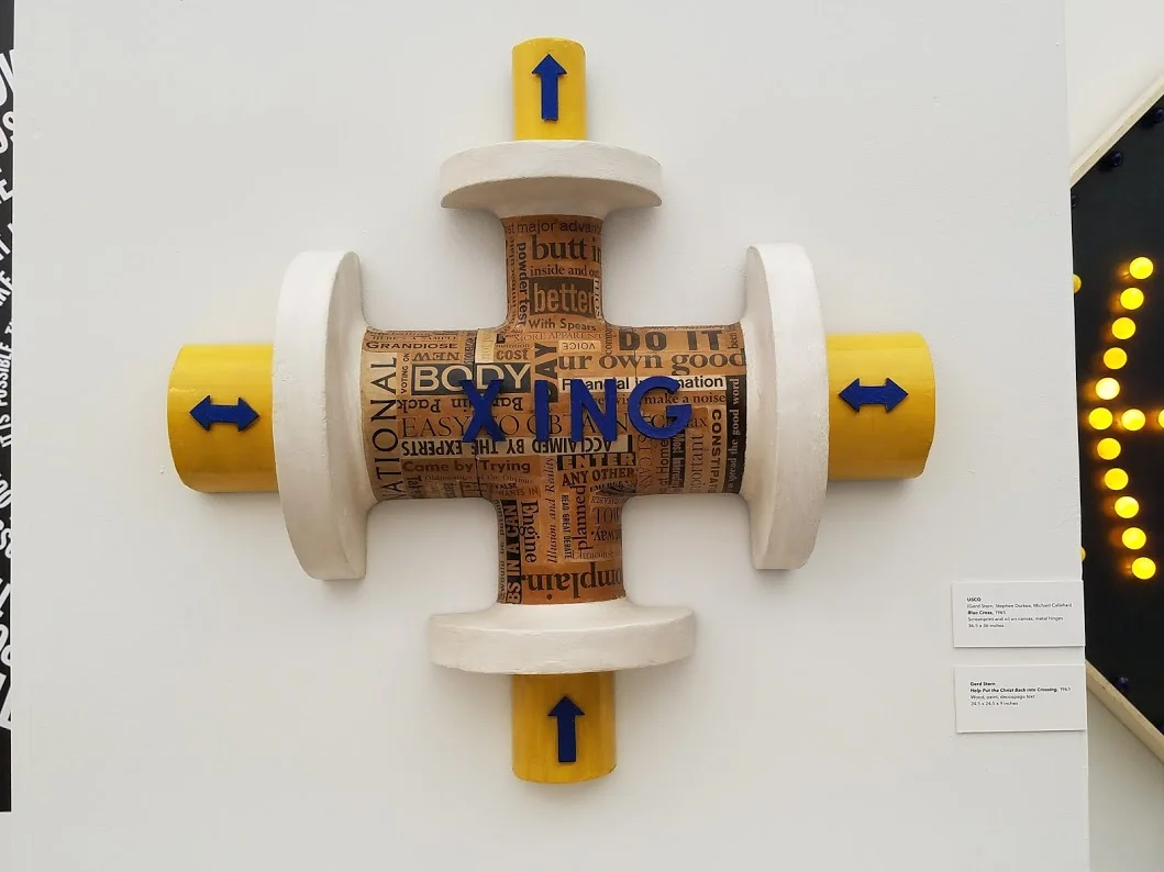 Gerd Stern, Help Put the Christ Back into Crossing, 1963