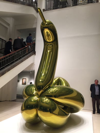 Jeff Koons, Balloon Swan (yellow)