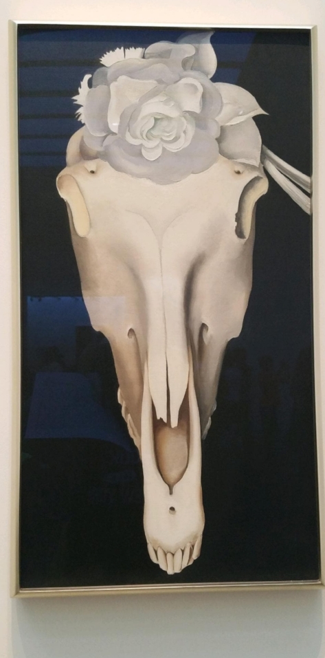 Georgia O'Keeffe, Horse's Skull with White Rose , 1931