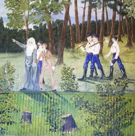 Ernest Hüpeden's Painted Forest