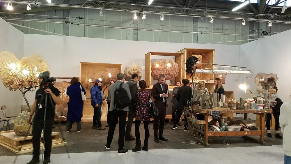 Best Booth! Nacho Carbonell, Light Mesh Courtesy of Carpenters Workshop Gallery