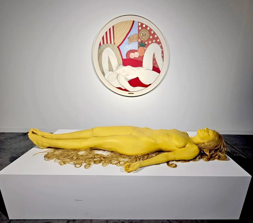  Credit &amp; Courtesy:   Vanessa Beecroft , Installation V iew at   Jeffrey Deitch Gallery : Art Basel Miami Beac h [Booth A2]. 