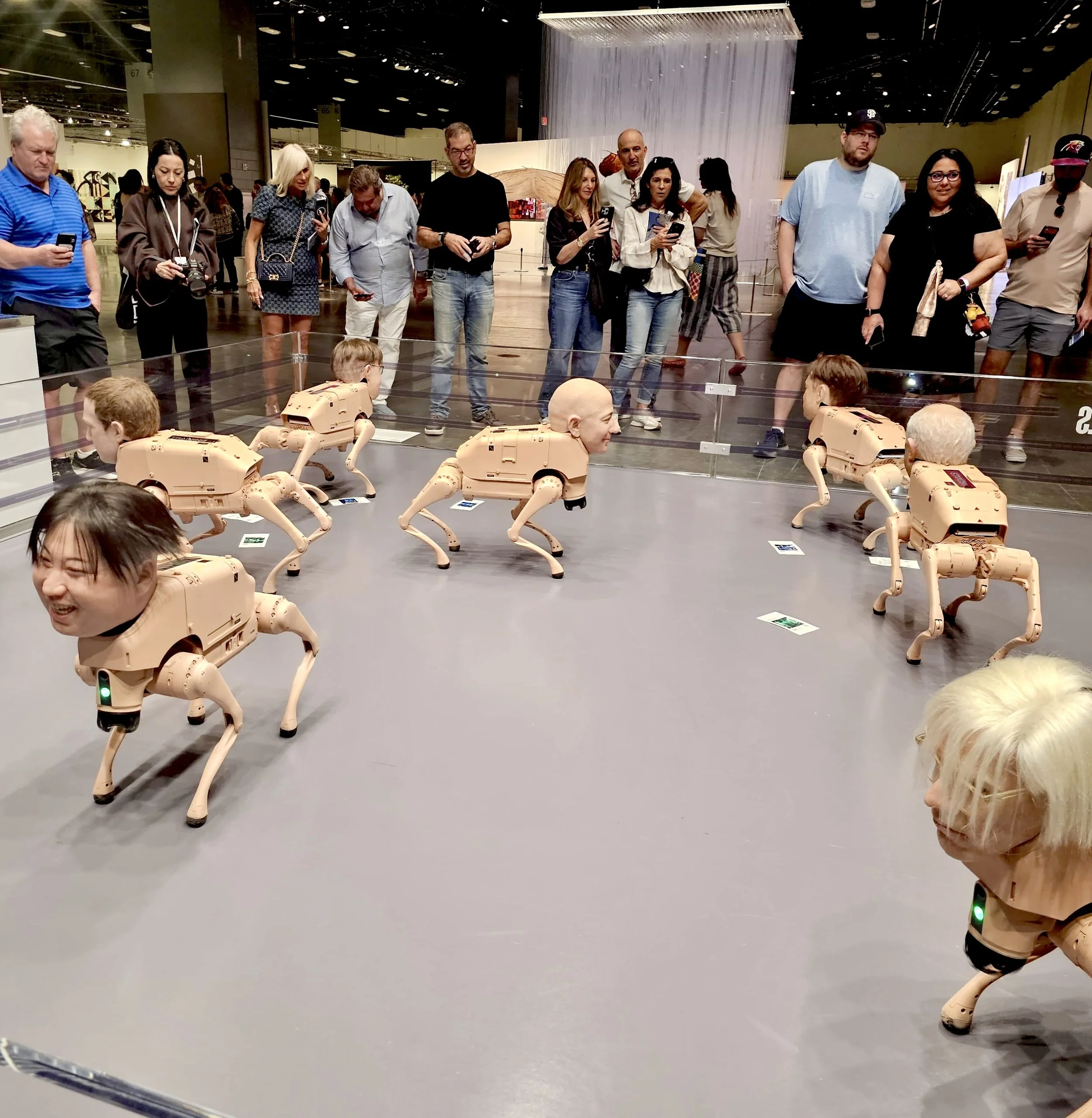  Credit &amp; Courtesy:   Beeple,   Regu   lar Animals  from   Beeple Studio : Art Basel M iami Beach [Booth 21]. 