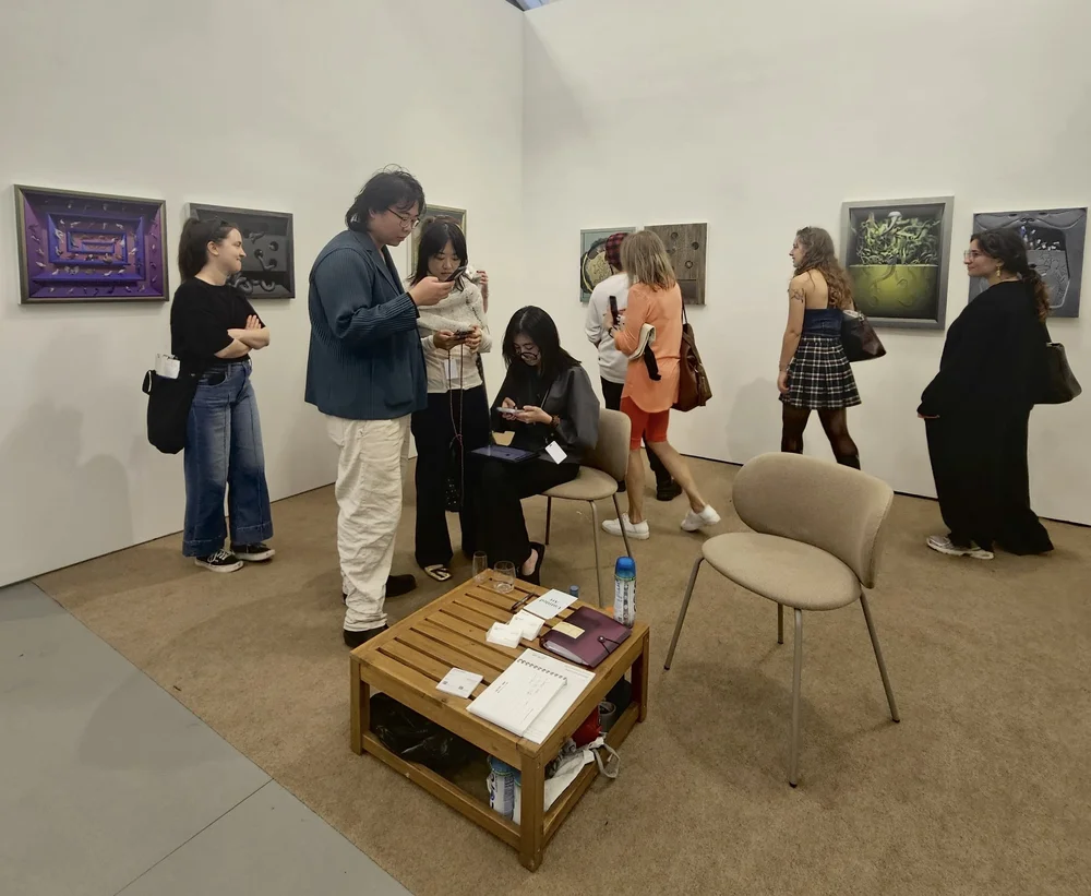  Credit &amp; Courtesy:   Haoyan Zhang  , Installation View,   Gene Gallery   :  Untitled Art Fair Miami [Booth C9]. 