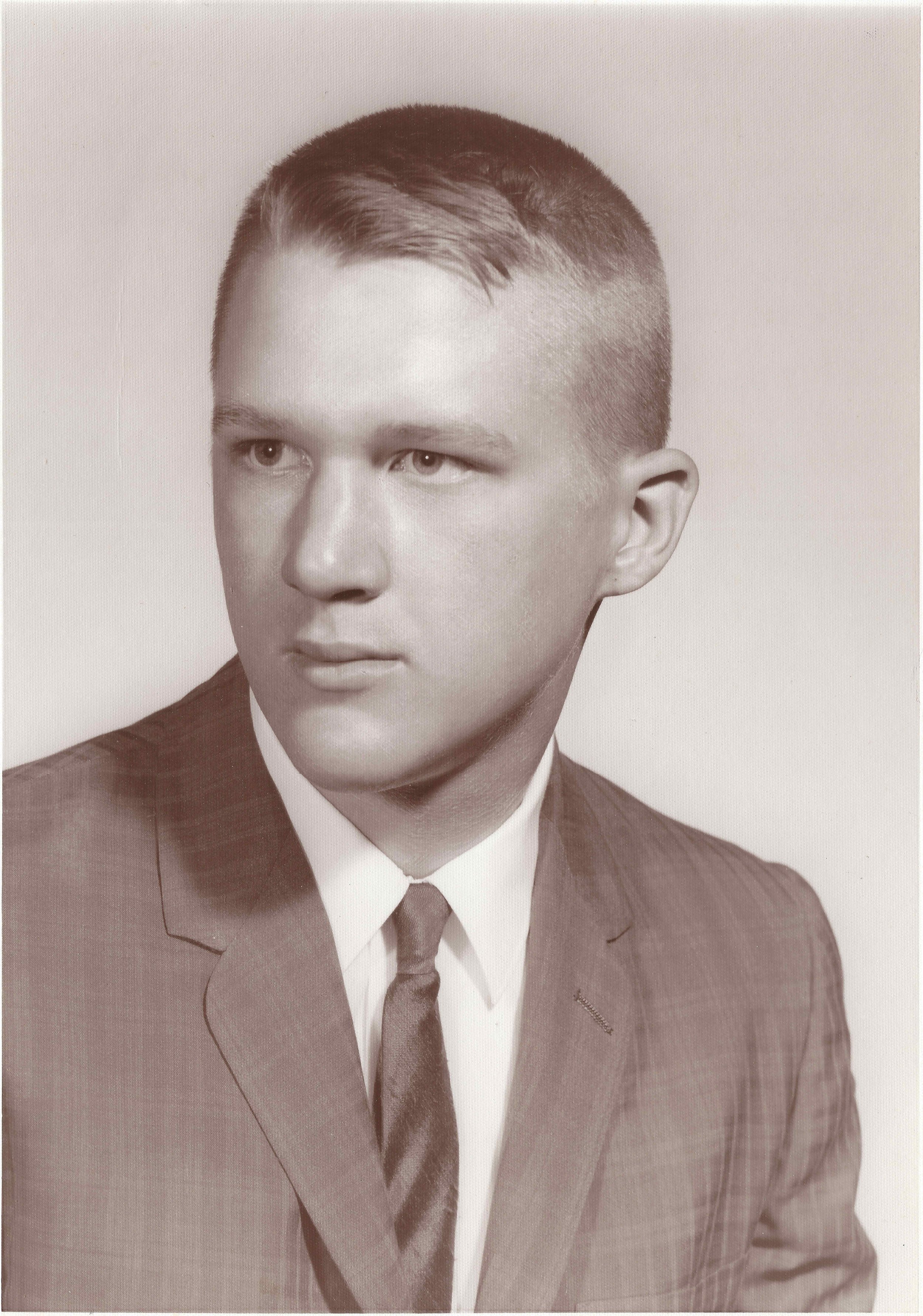 Bill's portrait for his high school yearbook Bill's portrait for his high school yearbook