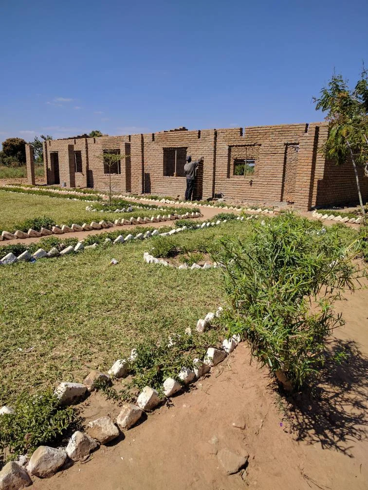 Construction moves along throughout the dry season.