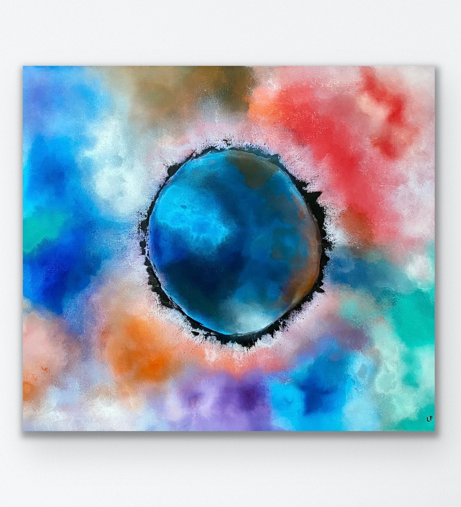 Canvas Wall Art Pictures, Circle Canvas Painting