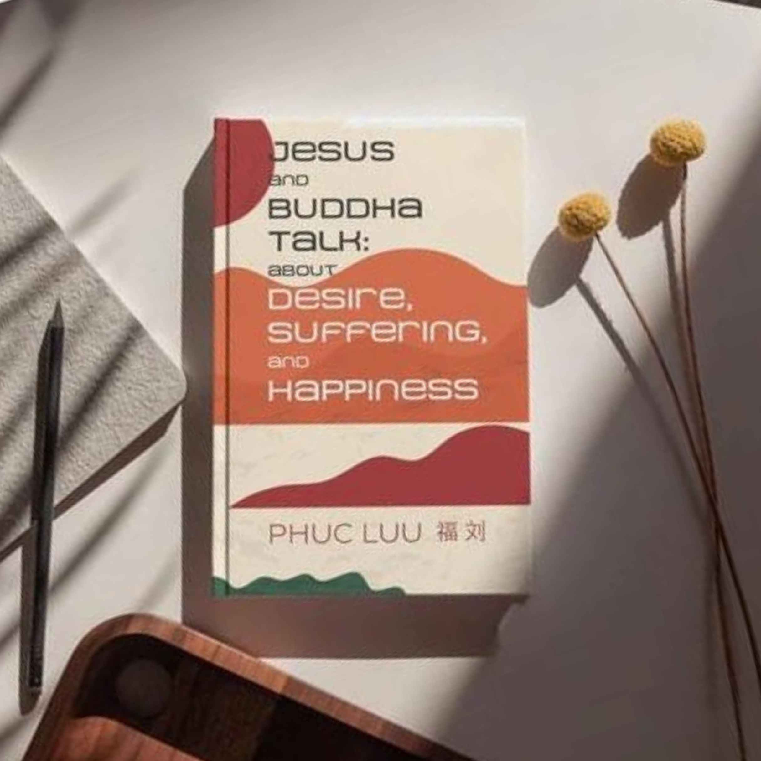 Jesus and Buddha Talk Special Edition, Signed, Casebound Hardback with an Ensō card