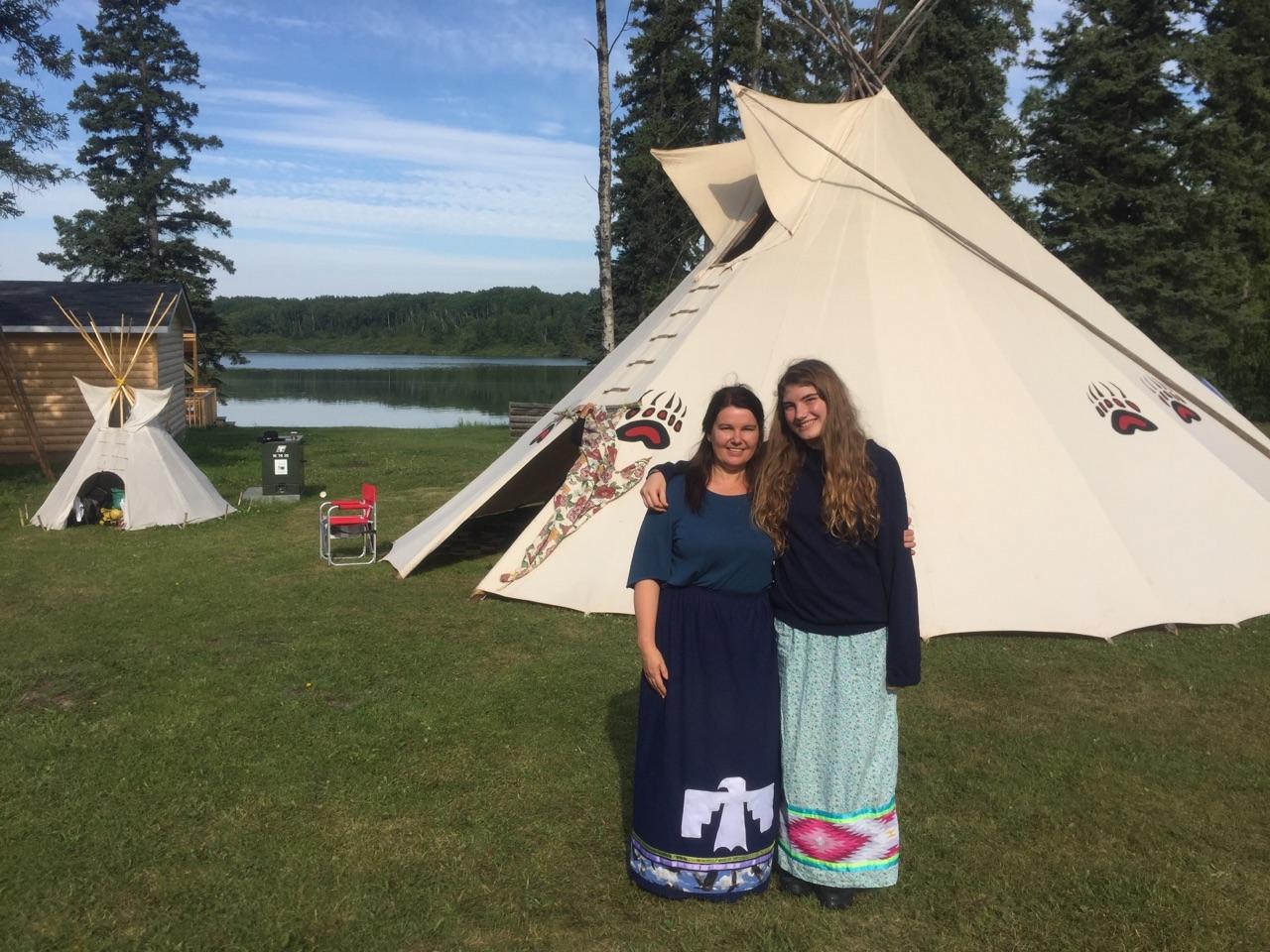 Andree and her daughter