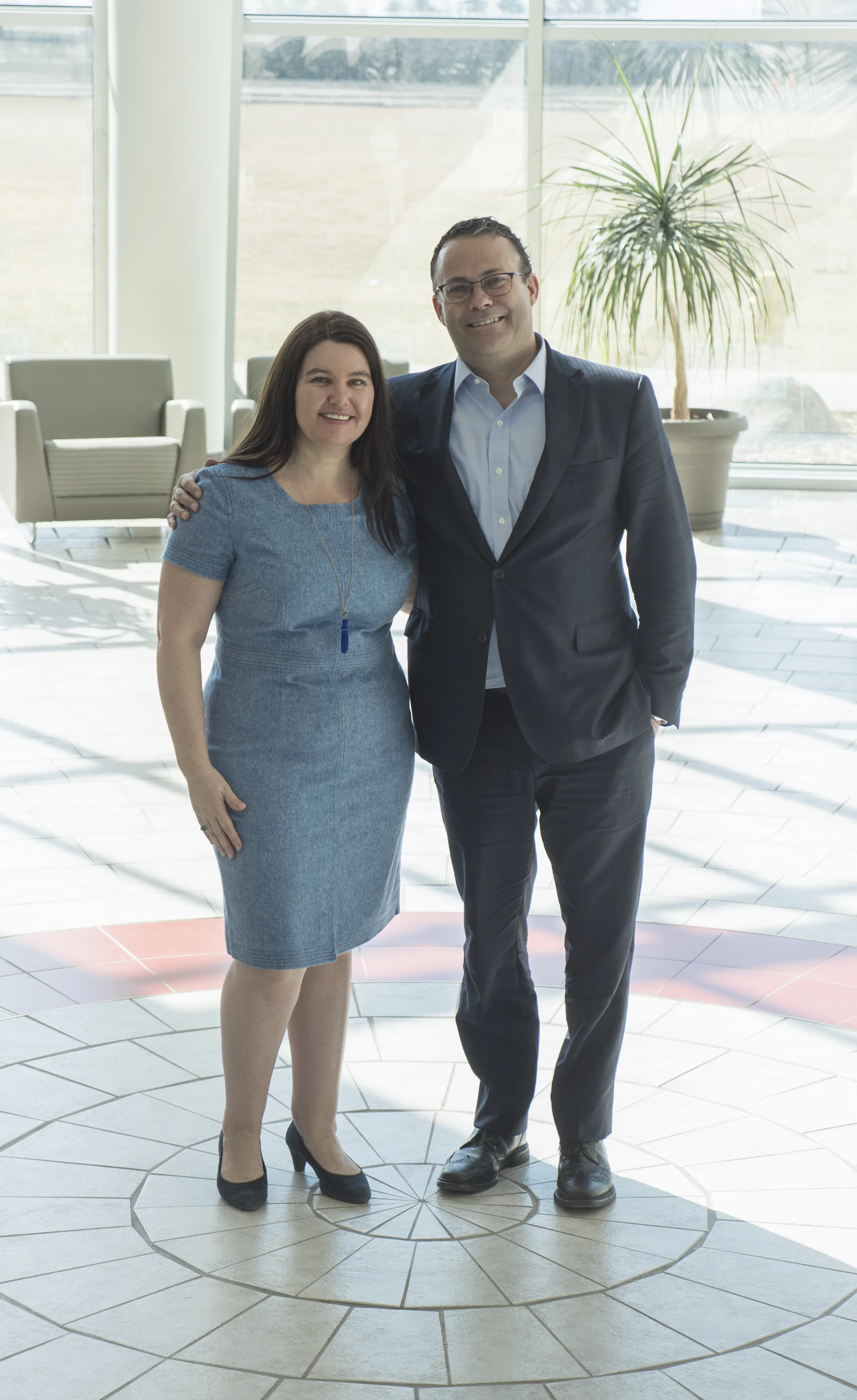 Director Andrée with David Sharpe