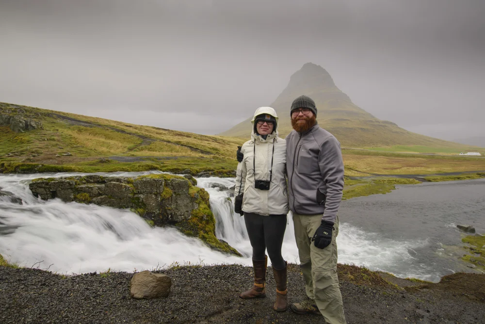 A very cold and wet morning at Kirkjufellsfoss, Iceland, 2016.