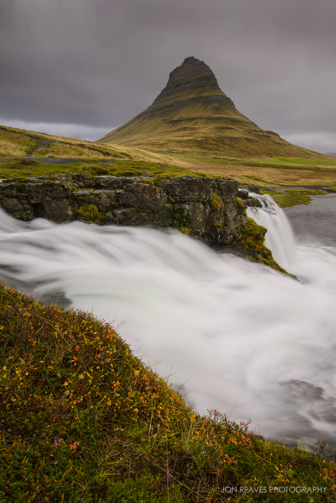 Kirkjufellsfoss and Autumn Colors, Snaefellsnes Peninsula