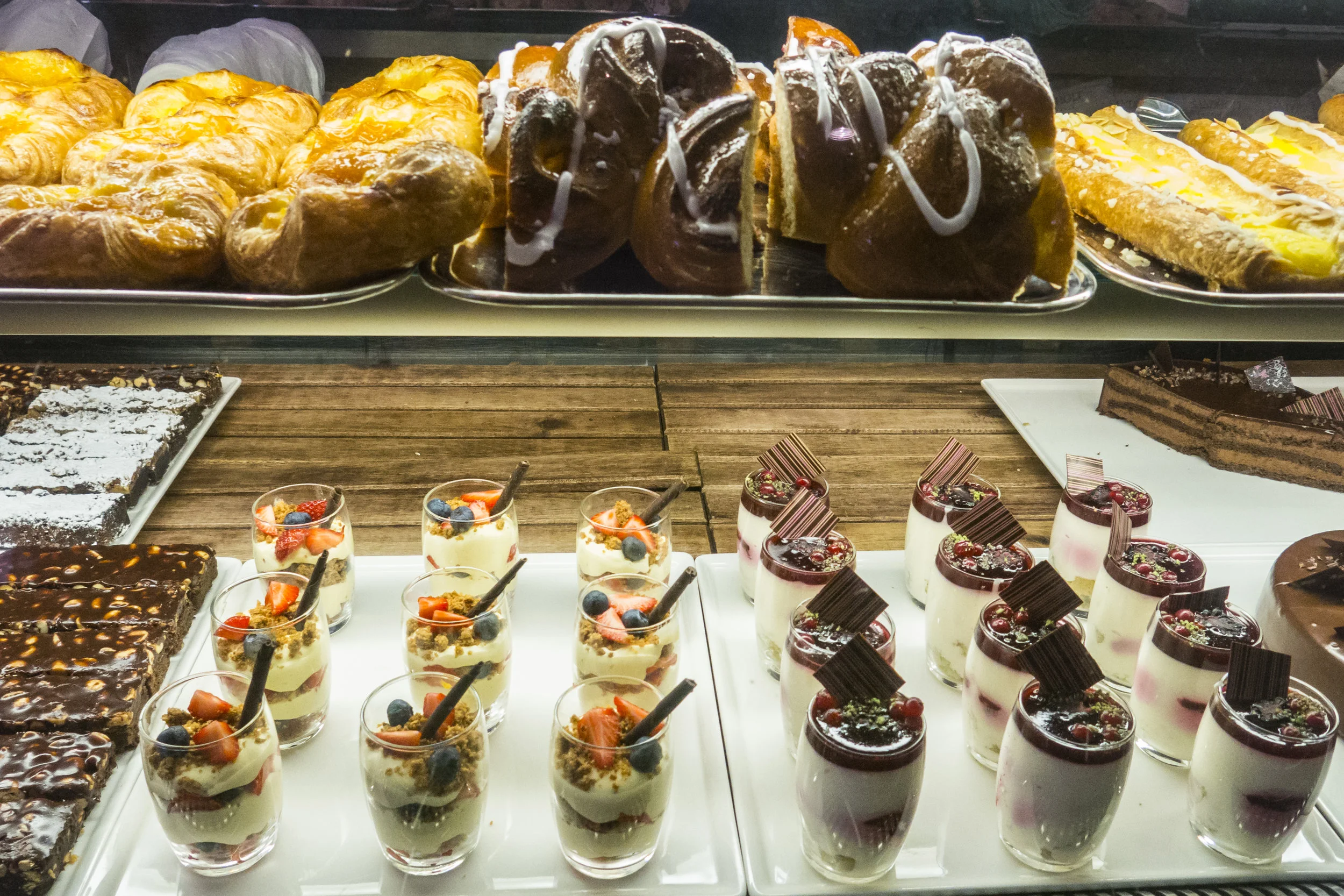Desserts at Sandholt