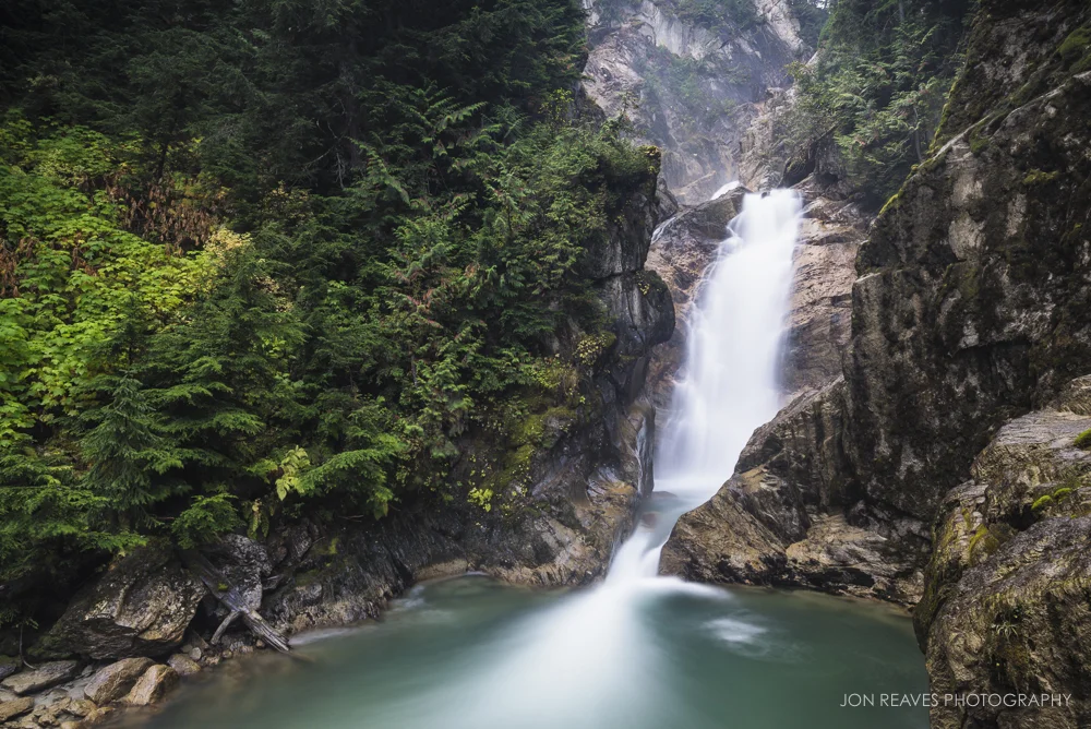 Located on the British Columbia side of the Rockies, Glacier National Park of Canada boasts some pretty awesome sites and hikes for those keen on avoiding crowds. (Photo: Bear Creek Falls, Glacier National Park, BC)
