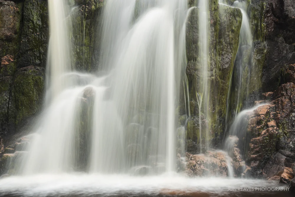 Waterfall at Black Brook Cove Beach, Cape Breton, Nova Scotia