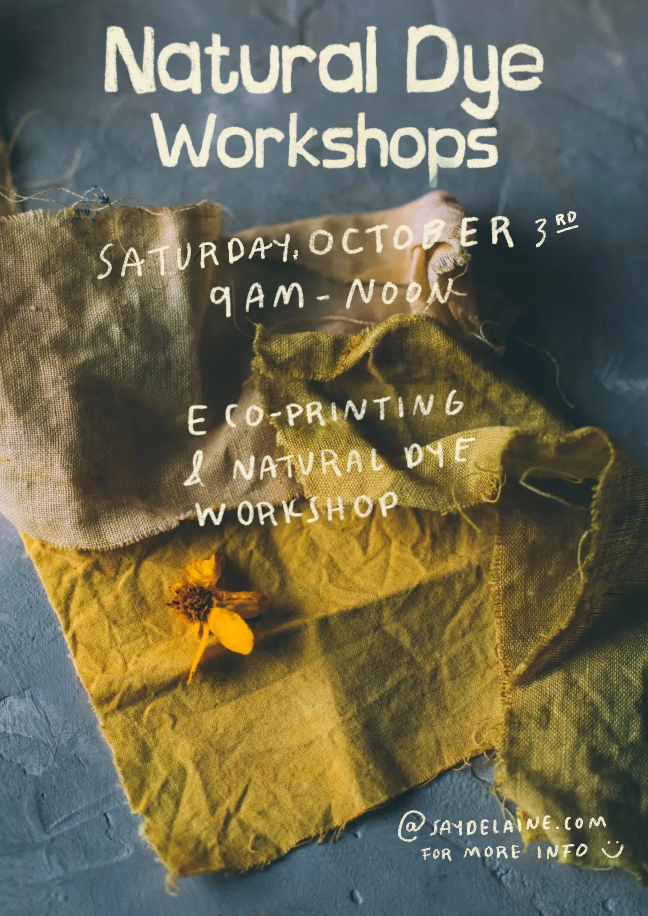 Seasonal Fall Natural Dye Workshop