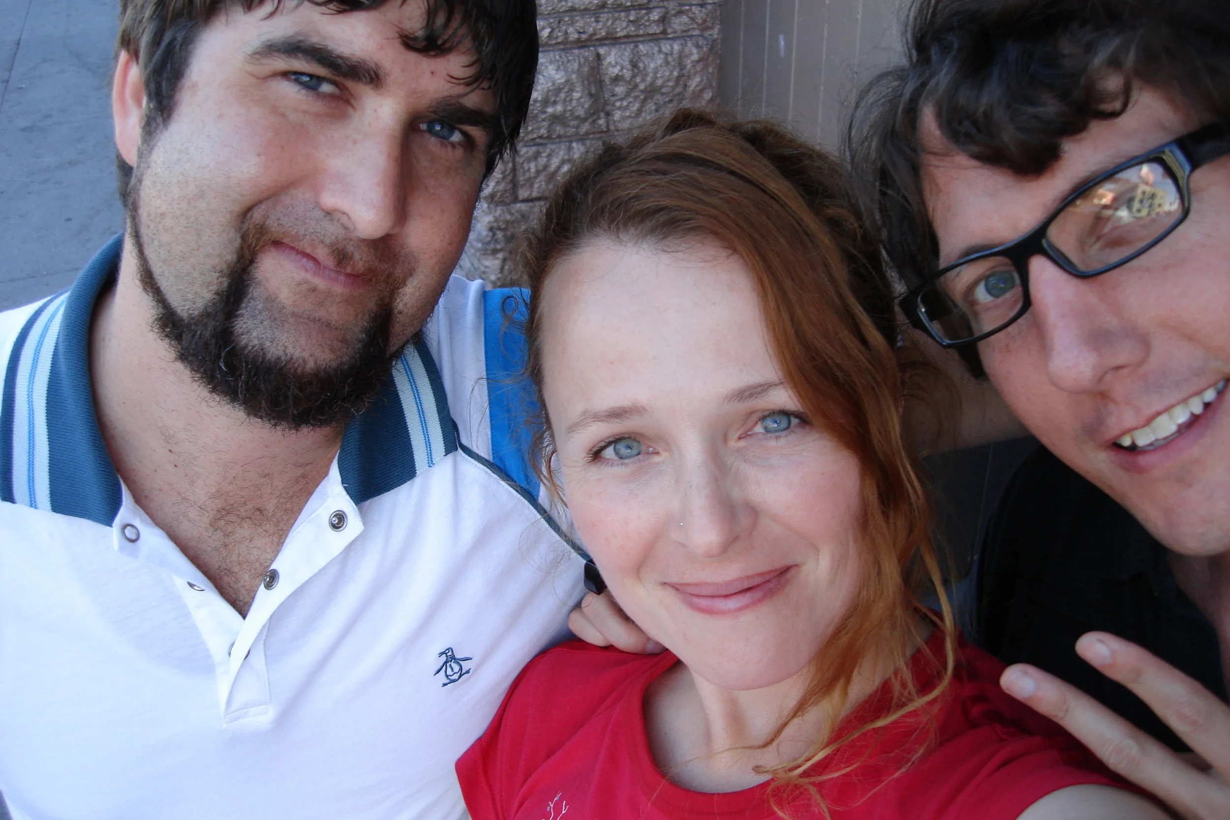With Jim Greer & Tim Carter (Kasabian) - On tour with the Rondo Brothers