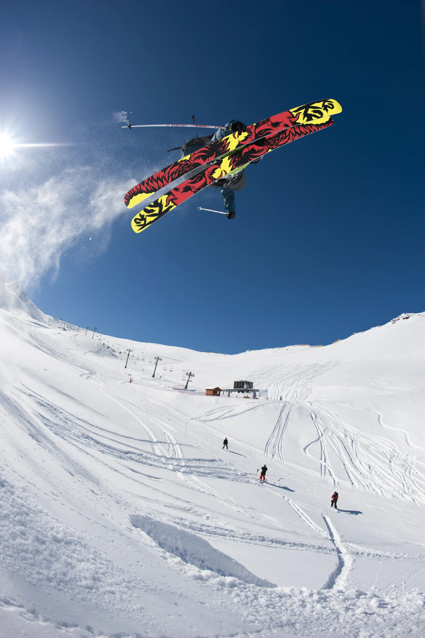 Pettit airing it our over La Parva, Chile.
