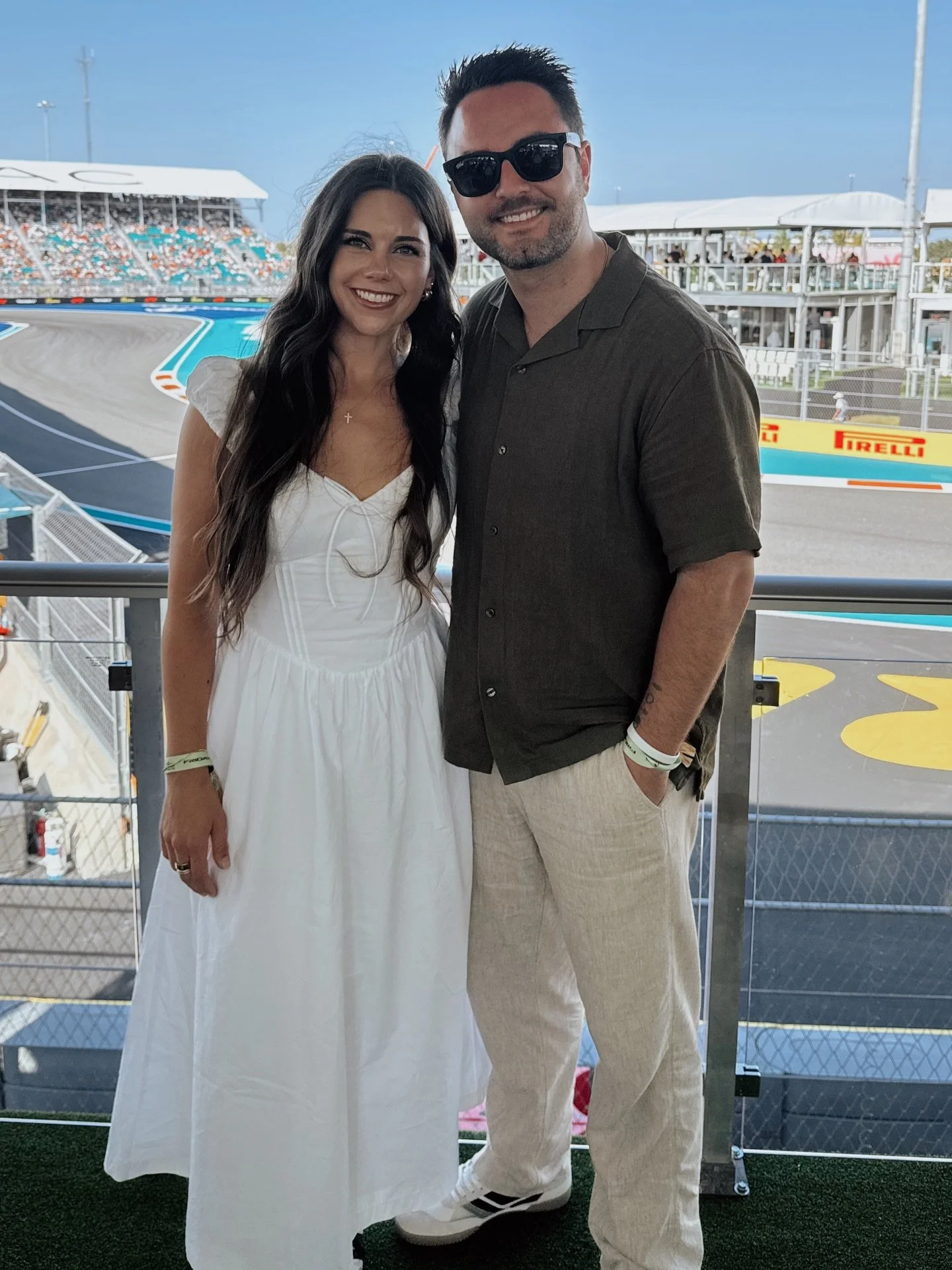 F1 with my Day1! Coming up on 10 years married, and getting away with each other is still our favorite thing.