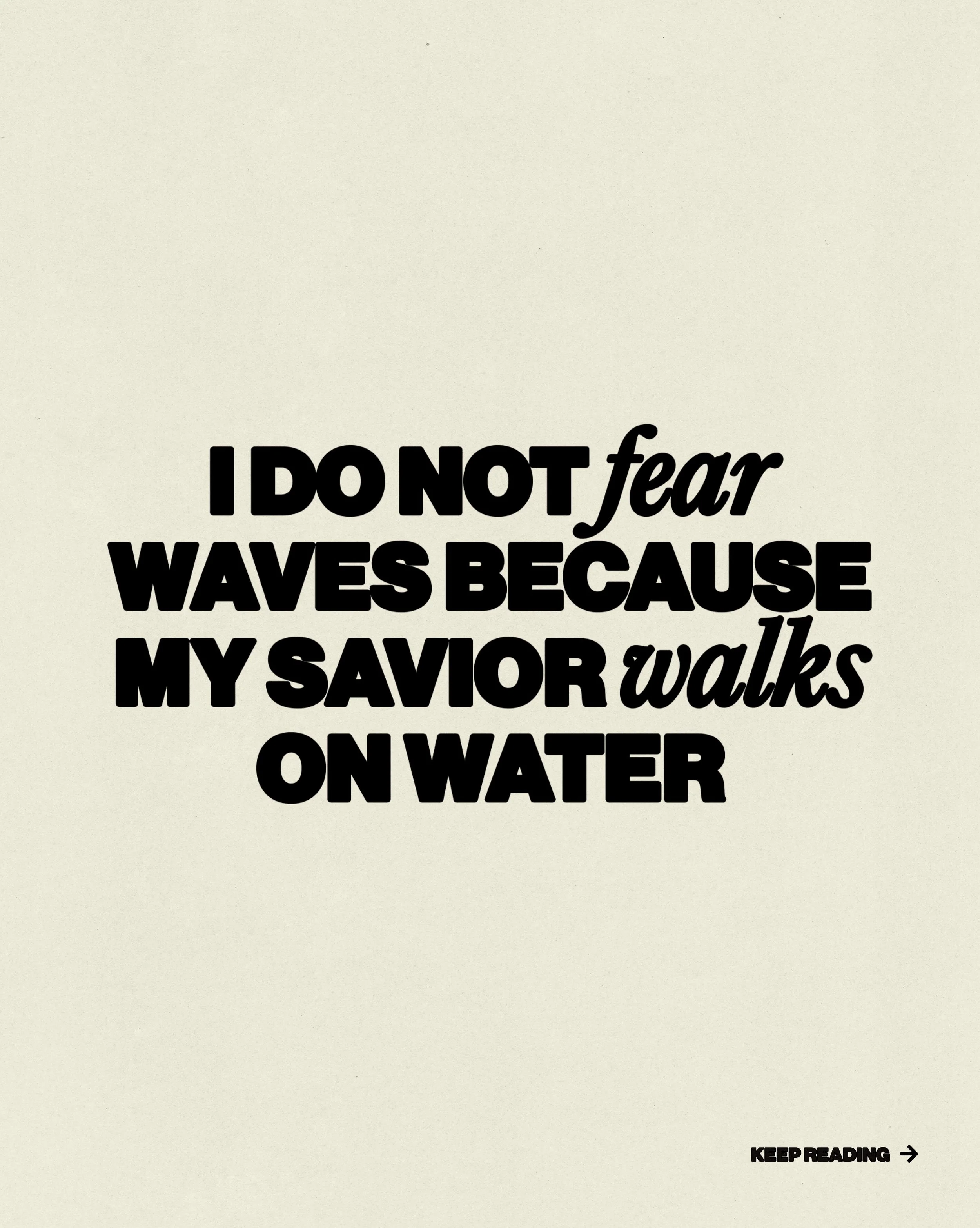 You&rsquo;re safer in the boat with Jesus than you are on dry land without him!