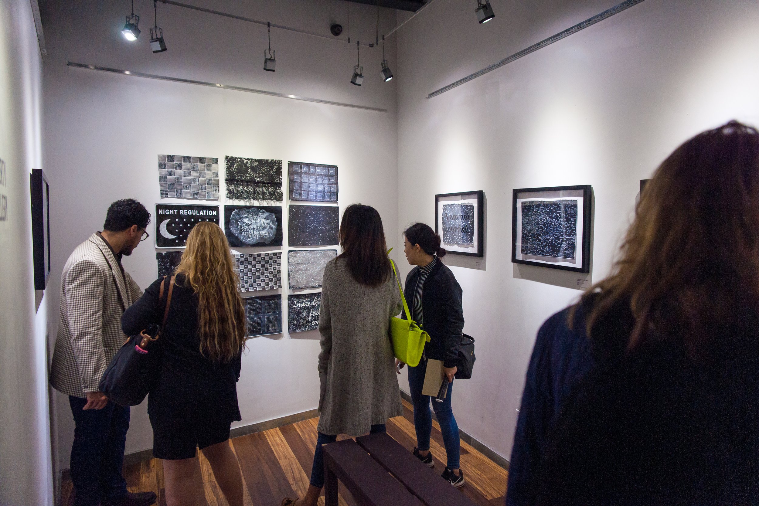 Installation view from the opening night