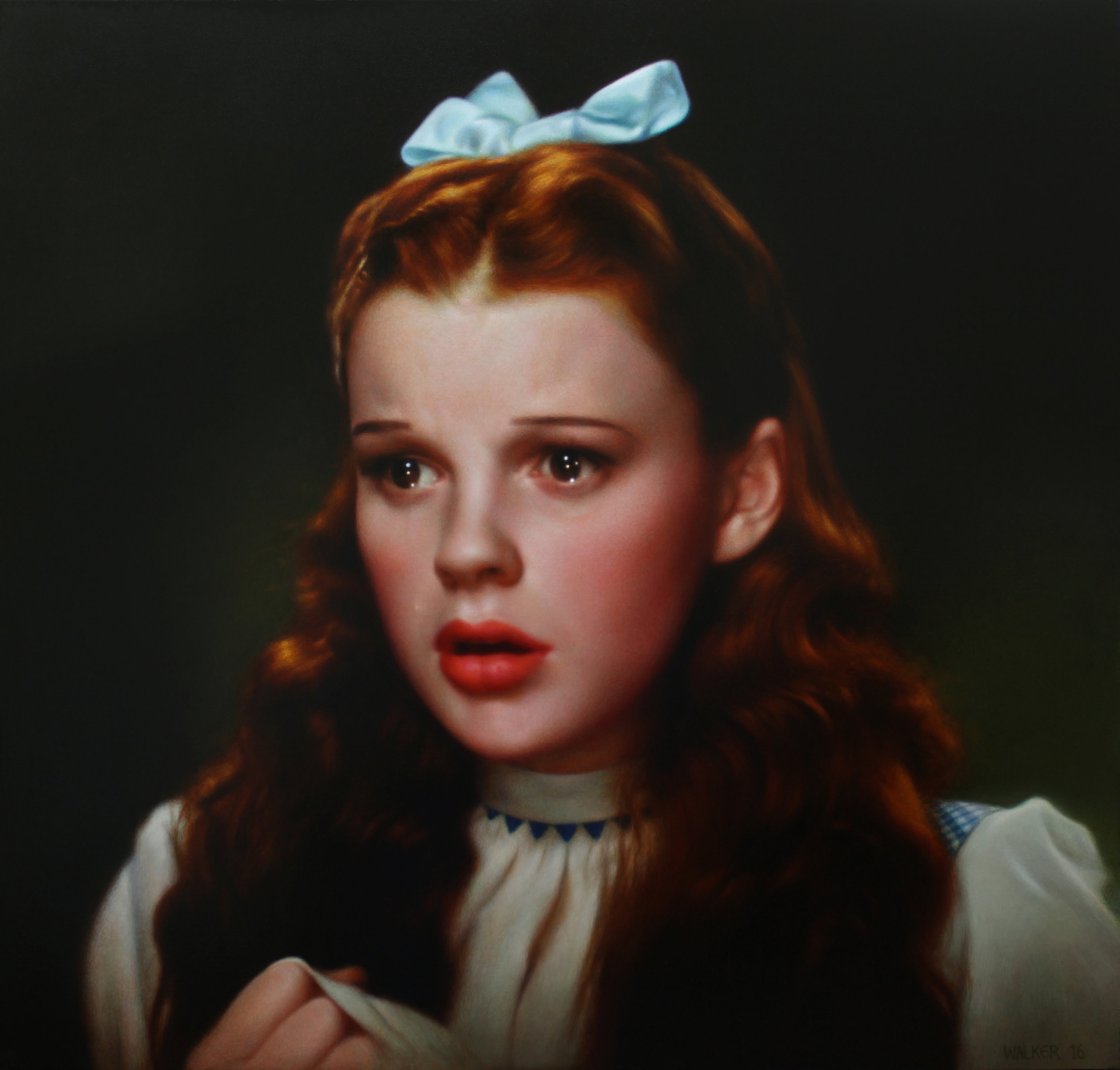  Crying Dorothy. Oil on panel. 