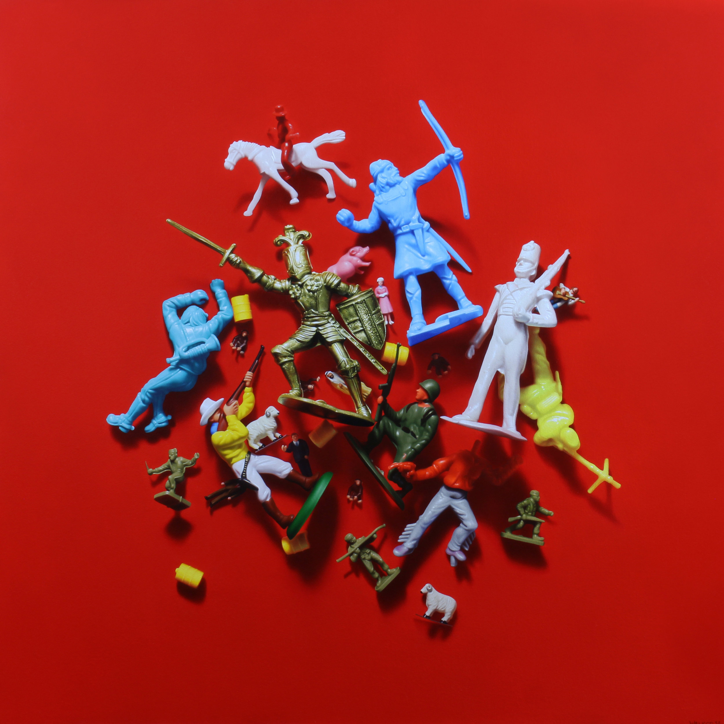  Toy Pile.&nbsp;Oil on canvas. 