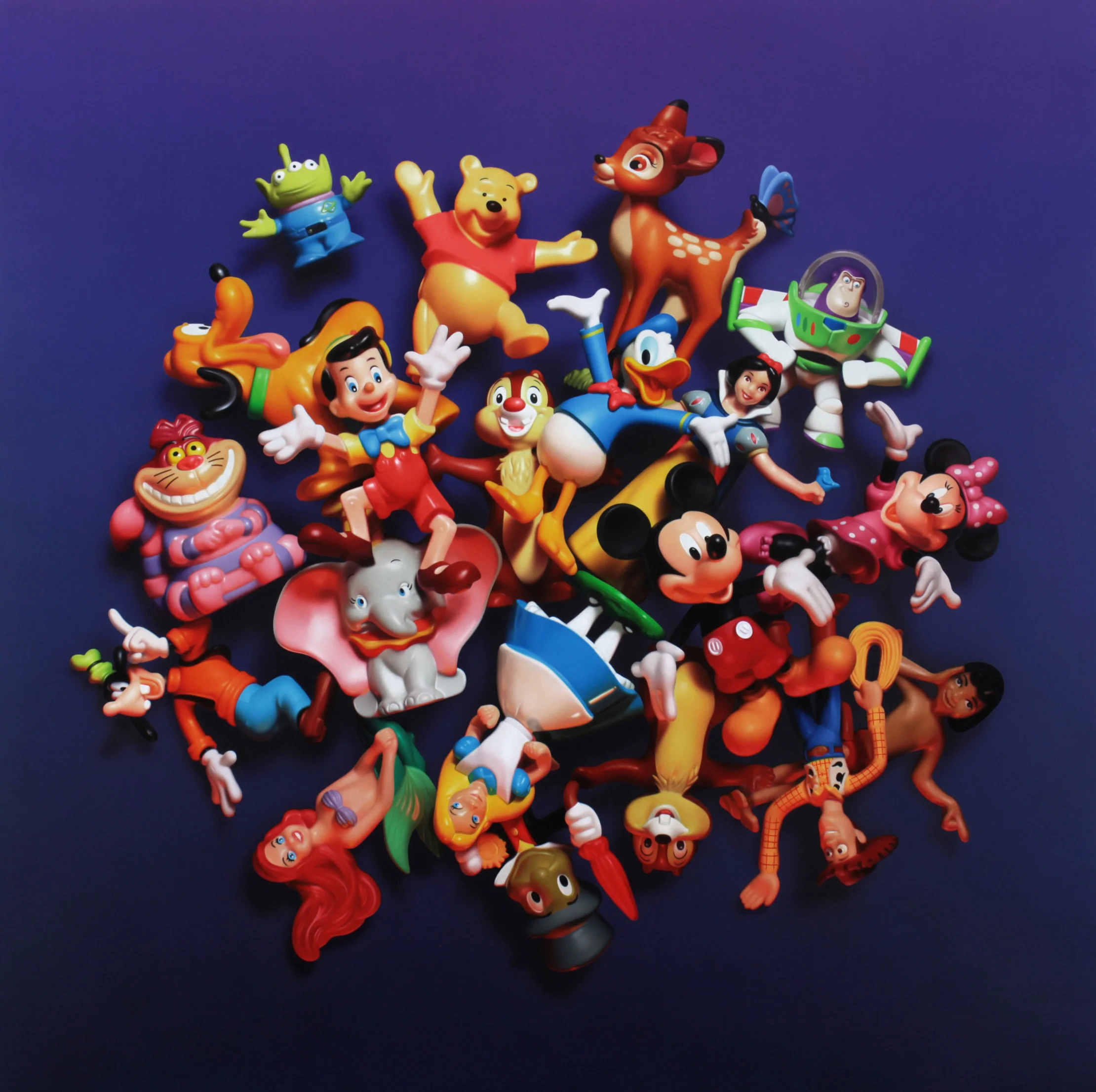 Disney Pile. Oil on panel.