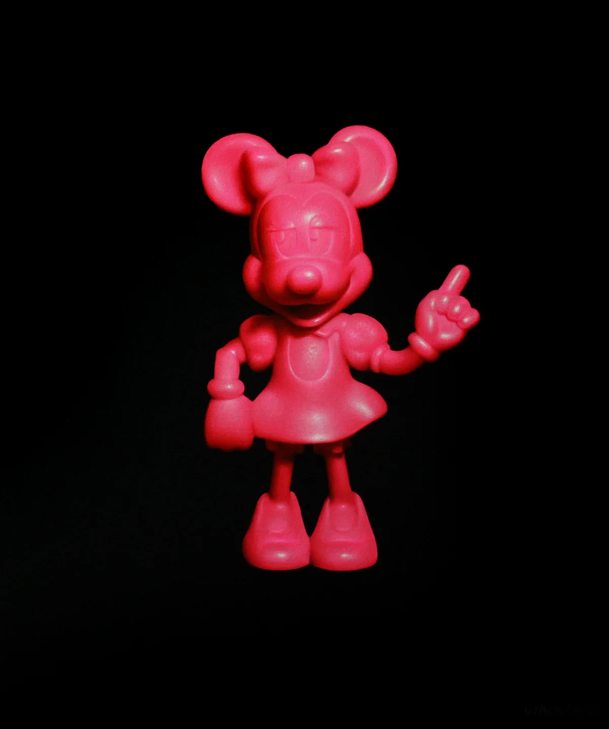 Minnie. Oil on panel.
