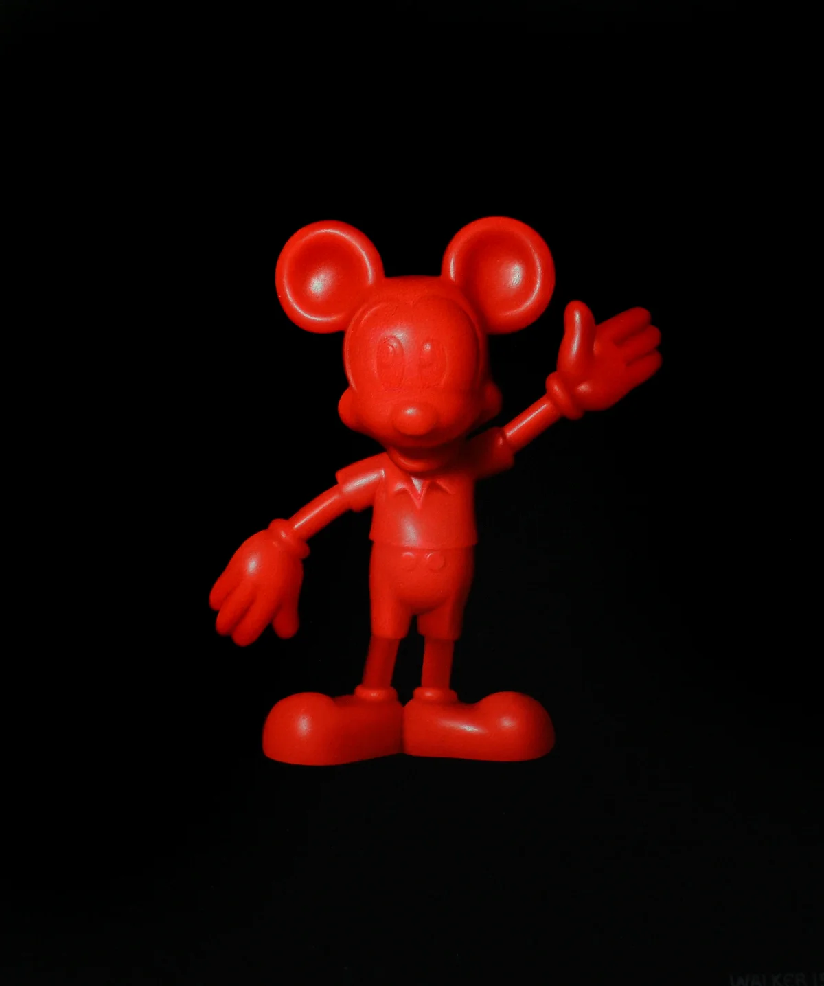 Mickey. Oil on panel.