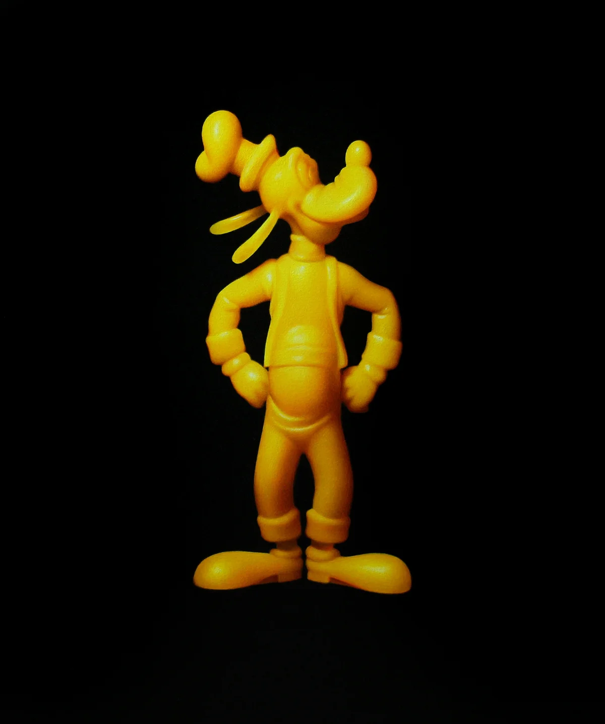 Goofy. Oil on panel.