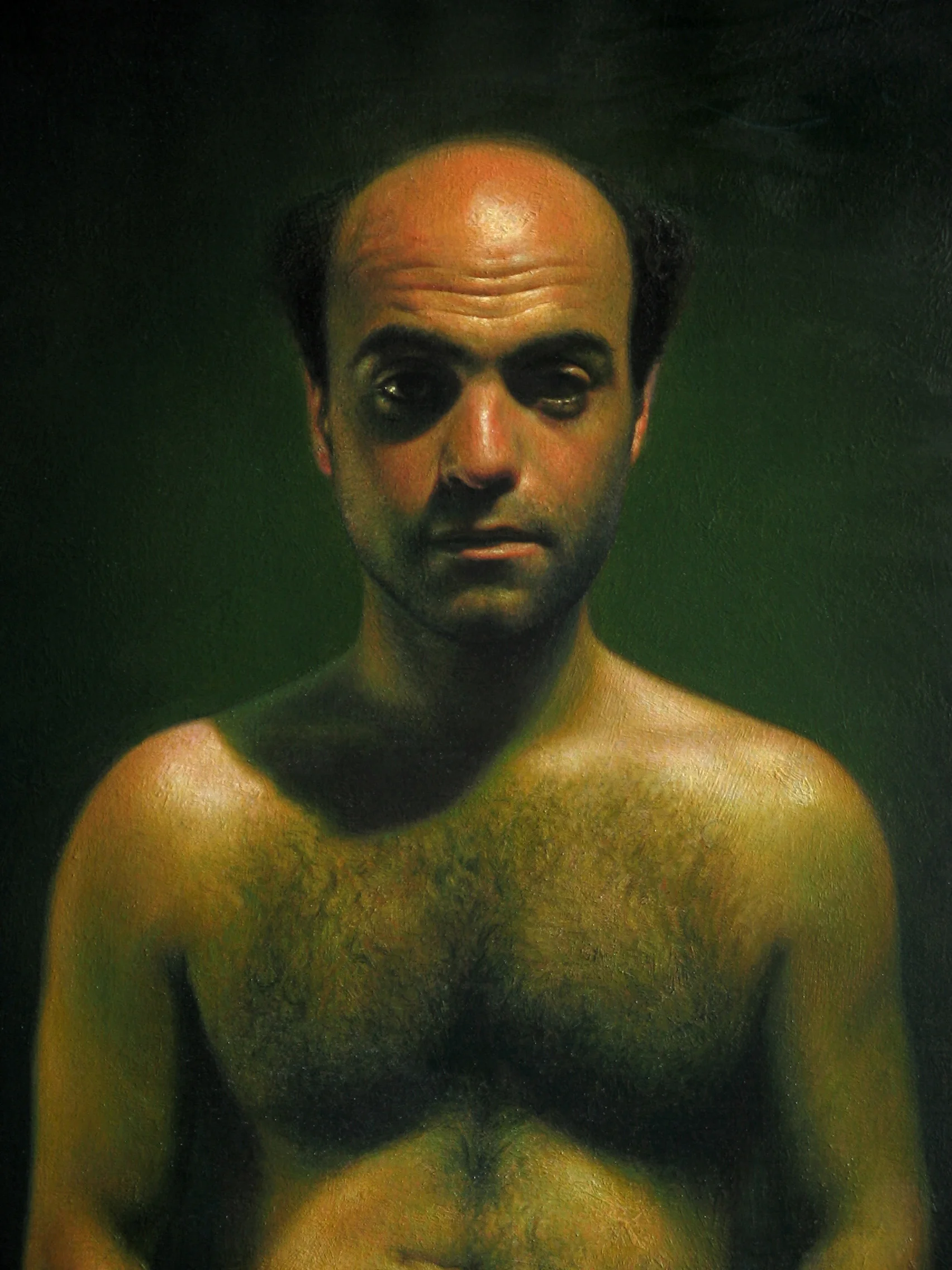 Joe (detail). Oil on canvas.