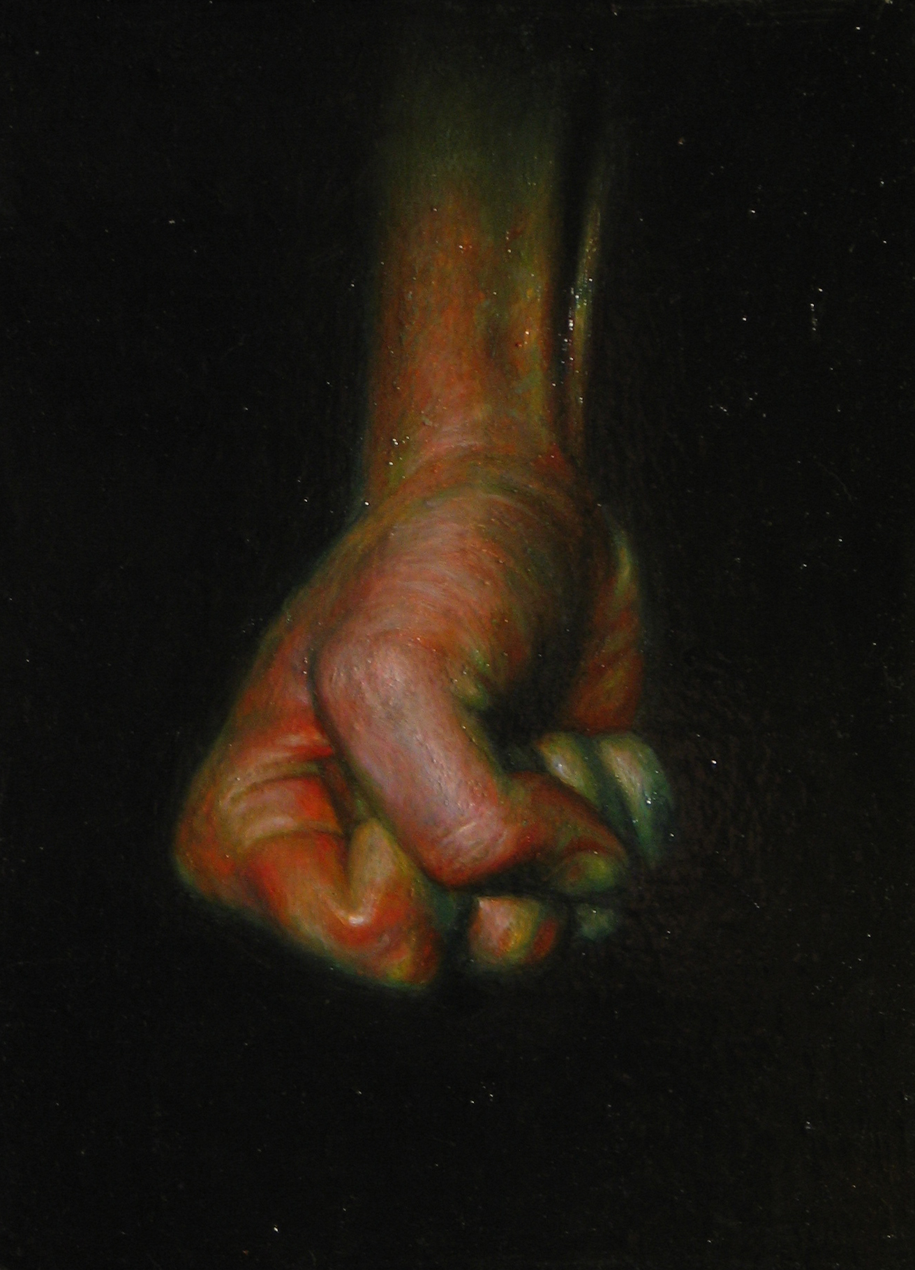  Hand. Oil on canvas. 